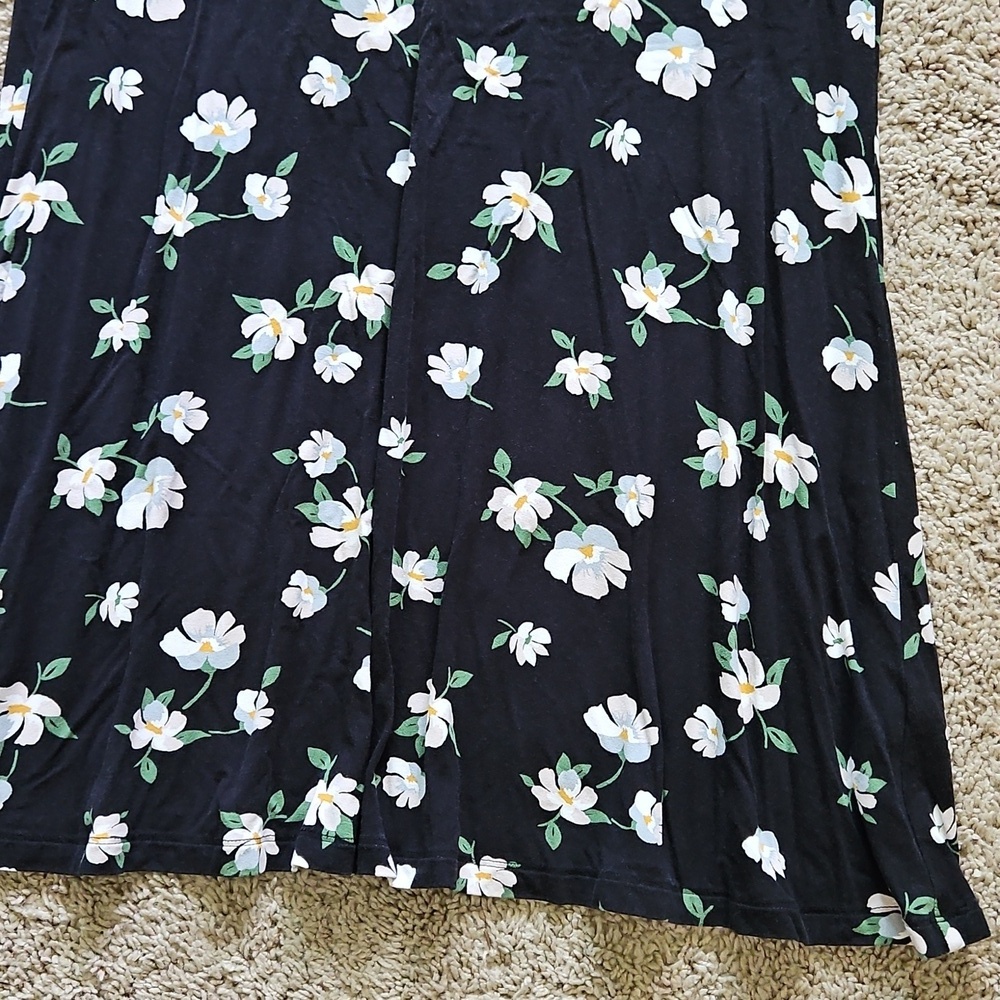 Old Navy Floral Black Dress, Size M - Picture 4 of 5